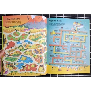 🌟 ใหม่🌟หนังสือกิจกรรม โยงเส้น ลากเส้นหาทางออก The Maze book (701071400)