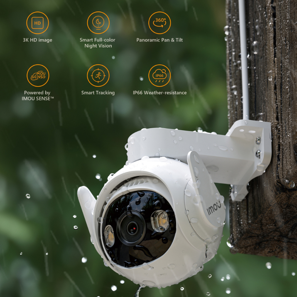 IMOU กล้องวงจรปิด ภายนอก รุ่น Cruiser 2 5MP ภาพสี 24ช.ม. ระบบติดตามอัจฉริยะ พูดคุยโต้ตอบ ไซเรน ประกัน 2 ปี