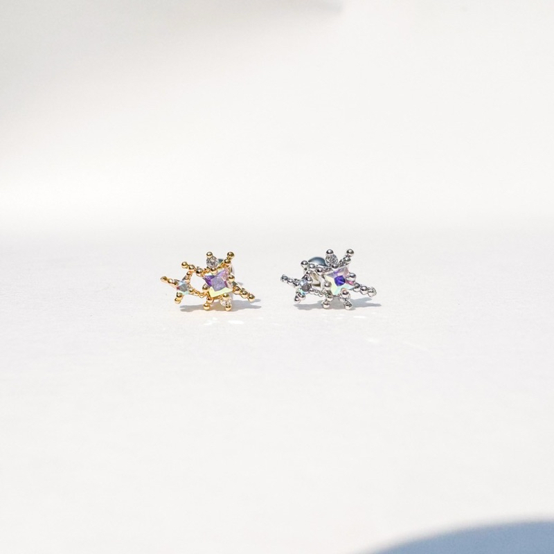 จิวต่างหูเกาหลี More Than Piercing: A151 Blink Glitter