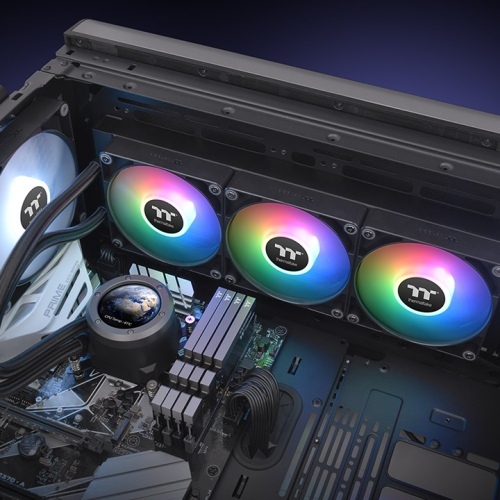 THERMALTAKE TH360 V2 ULTRA ARGB SYNC AIO LIQUID COOLER : CL-W384-PL12SW-A