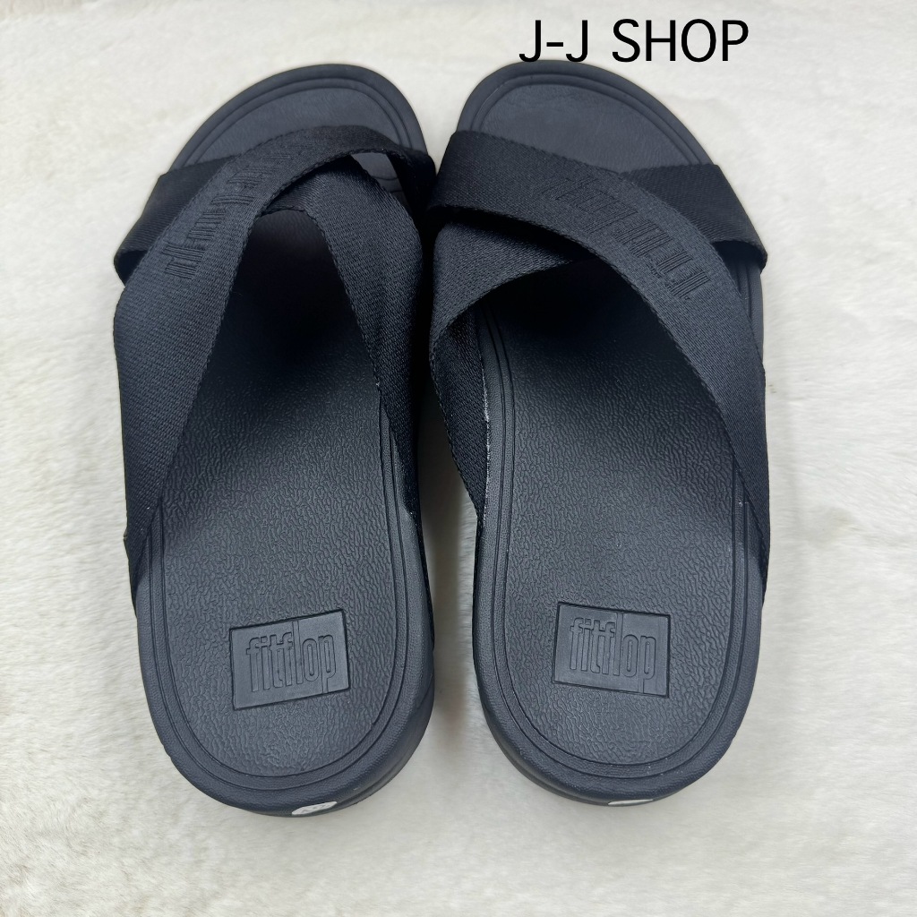 รองเท้าแตะ FItflop แบบสวมสำหรับผู้ชาย ผลิตจากผ้า งานสวยน้ำหนักเบาสวมใส่สบายใส่ทนใส่เดินสะดวก รับรองสินค้าตรงตามรูปค่ะ