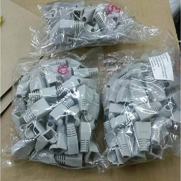 ลดล้างstock!! Boot หัว RJ-45 Plug Boot บูทแลน ปลั๊กบูทส์ สำหรับ CAT 5e และ CAT6