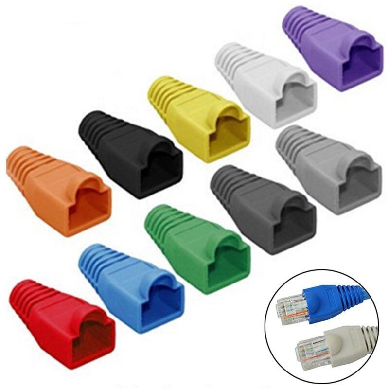 ลดล้างstock!! Boot หัว RJ-45 Plug Boot บูทแลน ปลั๊กบูทส์ สำหรับ CAT 5e และ CAT6