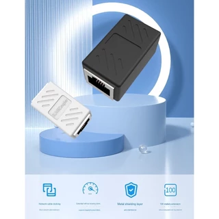 ตัวต่อแลน,อุปกรณ์เพิ่มความยาวสายแลน RJ-45 (เมีย-เมีย) CAT5 คุณภาพอย่างดี (สินค้ามีพร้อมส่ง)
