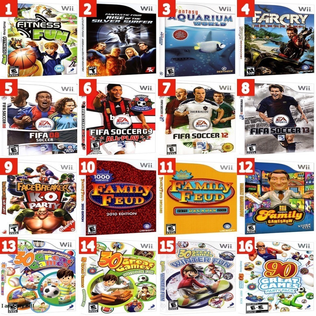 เกมส์ Nintendo Wii Vol.15 (สำหรับเครื่องแปลงมาแล้วเท่านั้น)
