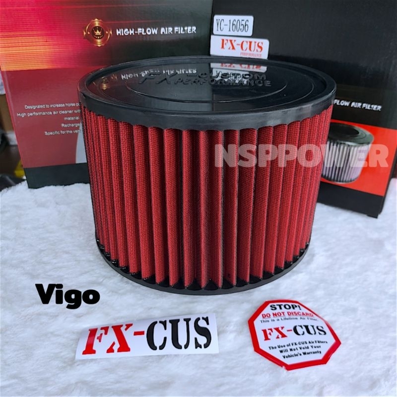กรองอากาศ Hilux Vigo,Fortuner,Innova High-Flow Air Filter รุ่น YC-16056 เพิ่มการไหลเวียนอากาศและประสิทธิภาพเครื่องยนต์