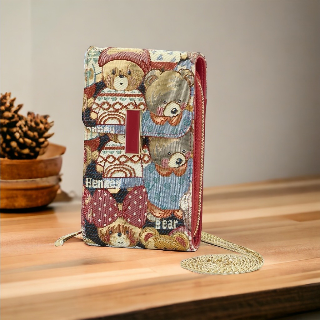 Henney bear HW-072 กระเป๋าใส่โทรศัพท์ Phone bag ลาย cute