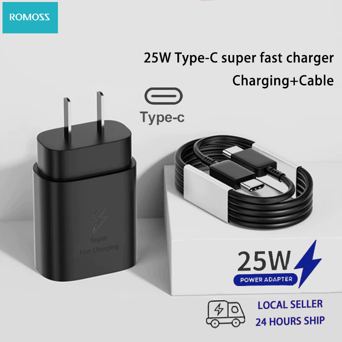 25W/45W หัวชาร์จเร็วซัมซุงของ+สาย​ชาร์จ type C to TYPE-C cable รองรับรุ่น S20 S21 S22 S23 A70 A71 A80