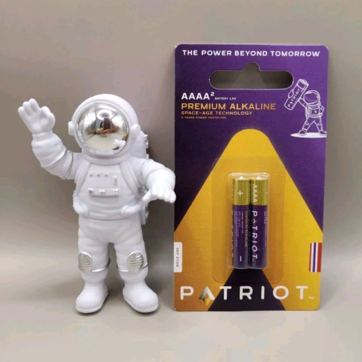 ถ่าน Patriot "Premium Alkaline" AAAA แพ็ค 2 ก้อน