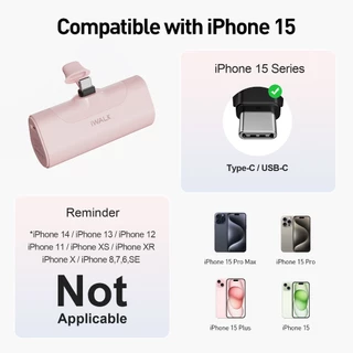 iWALK LinkPod4 4500Cแบตสำรองไร้สาย 20WFastChargeหัวชาร์จTypeCใช้กับiPhone17,16,15,สมาร์ทโฟนแอนดรอยด์