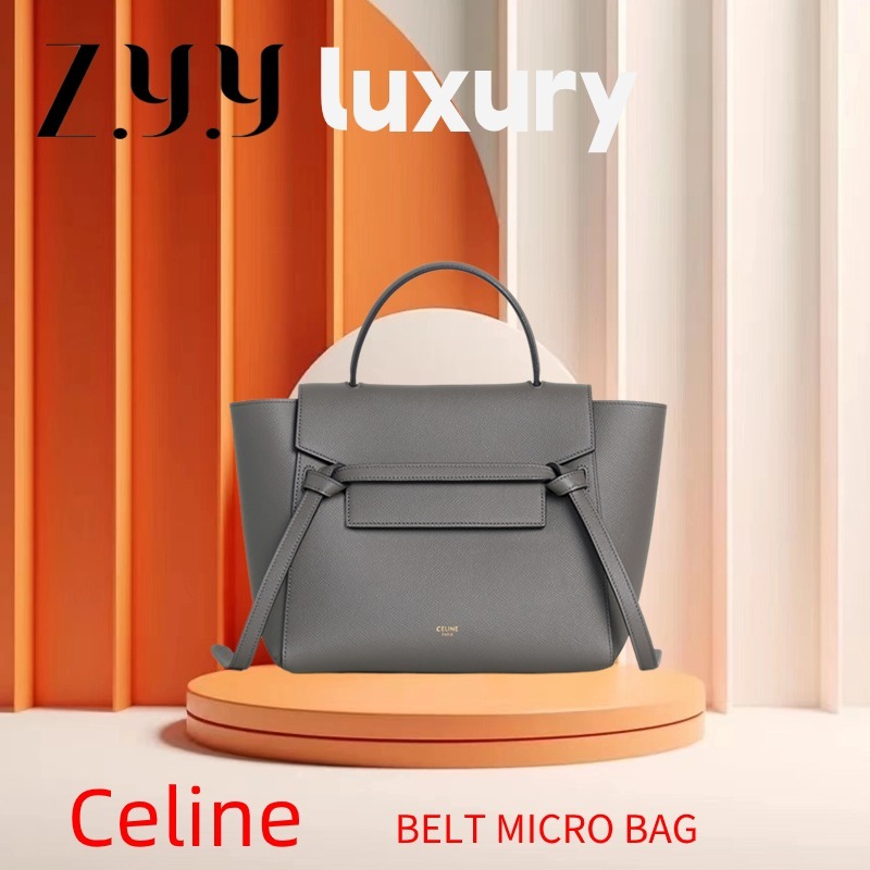 New Hot sales ราคาพิเศษ 🍒ซีลีน Celine BELT กระเป๋าถือคลาสสิก catfish bag micro กระเป๋าสะพายข้างผู้หญิง 🍒