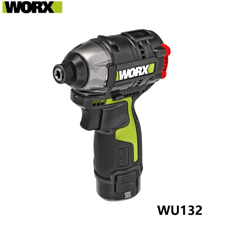 ไขควงกระแทกไร้สาย WORX WU132 พกพา สะดวก เบาแรง(1 charge+2 *battery)
