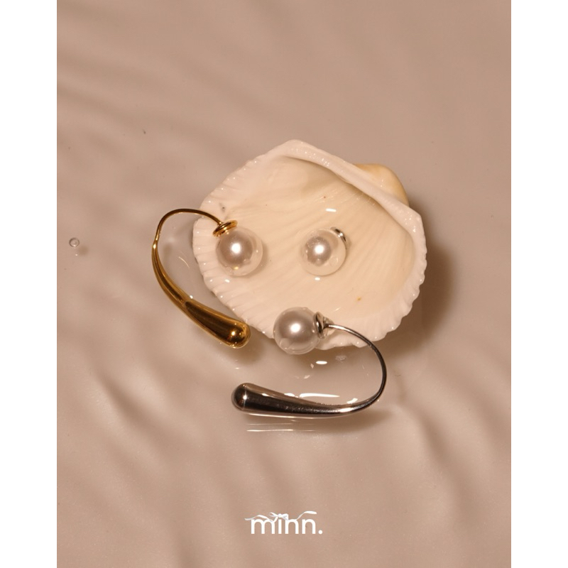 mihn. - Pearl Drop Earrings ต่างหูไข่มุกใส่ได้หลายแบบ