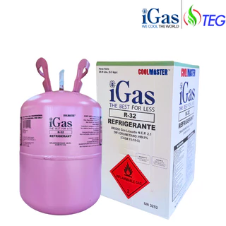iGas Refrigerant R32 น้ำยาแอร์ R32 ยี่ห้อ iGas ขนาดบรรจุ 9.5 กก น้ำยาแอร์คุณภาพสูง
