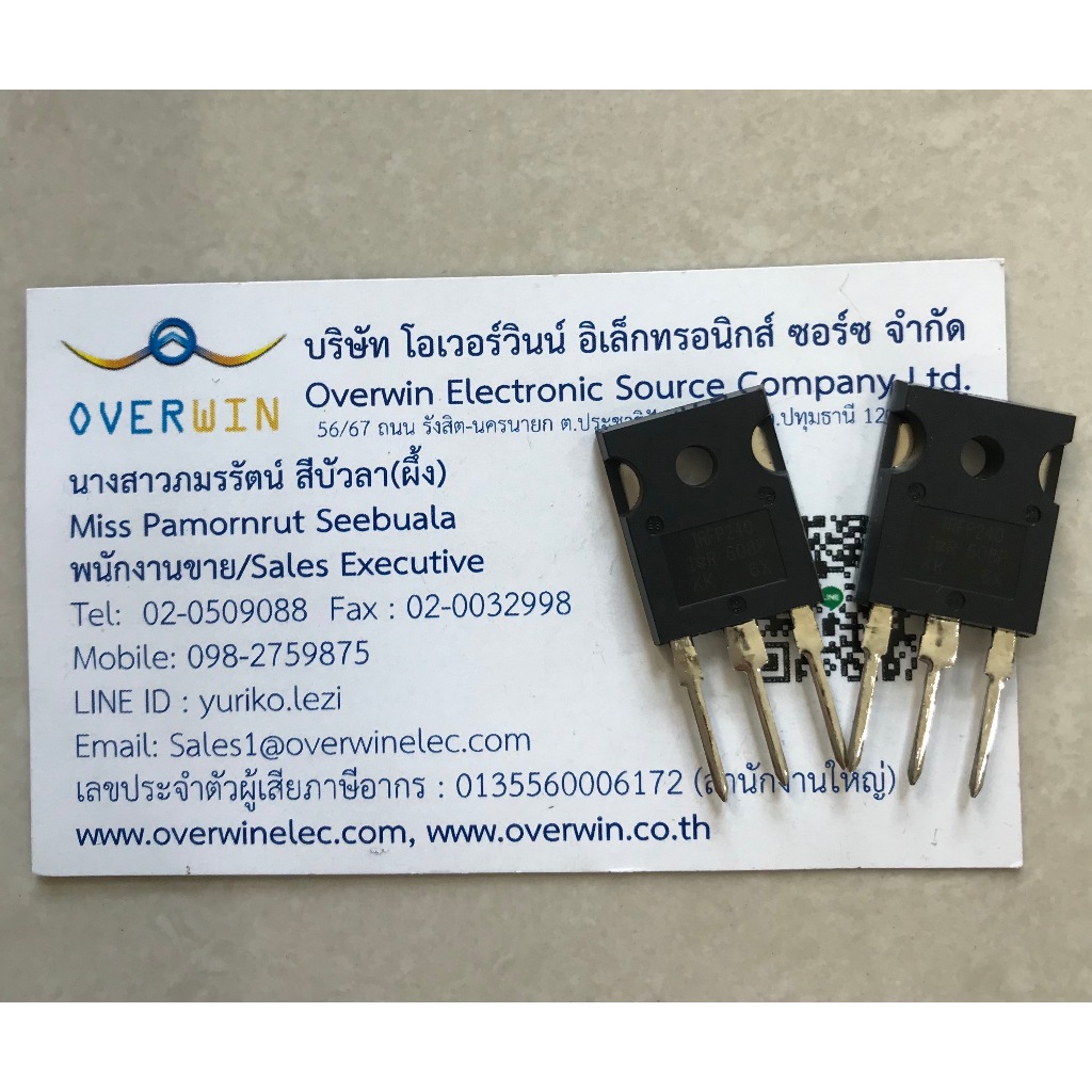 IRFP240 TO-247 Mexico (1ชุด12ตัว)
