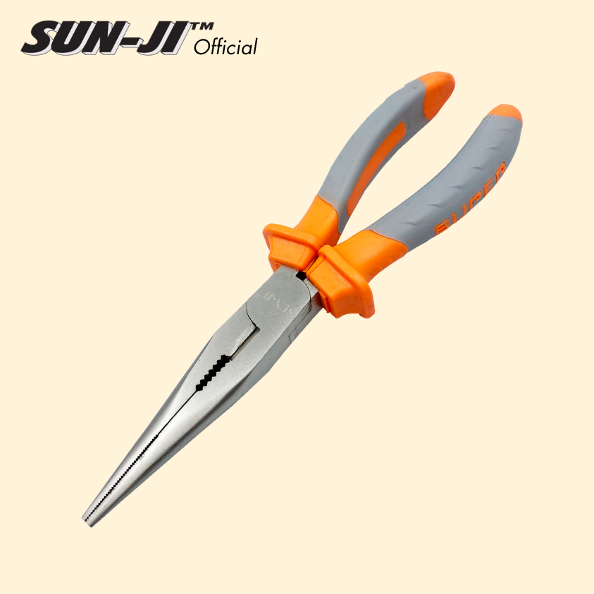 SUN-JI คีมปากแหลม CR-V 6, 7, 8 นิ้ว สินค้าในไทยพร้อมส่ง