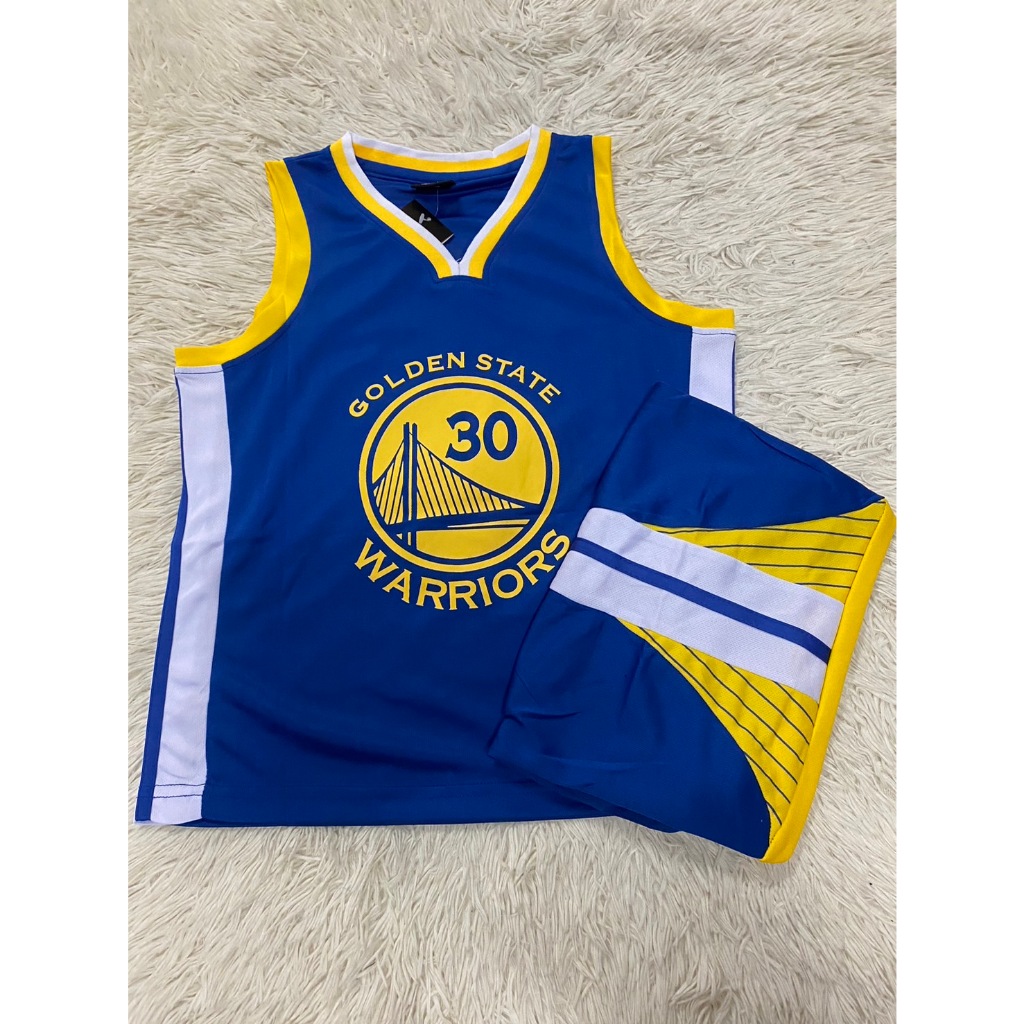 ชุดบาสเด็ก ชุดเซ็ทเสื้อกล้ามเด็ก สีน้ำเงิน เบอร์30 ใส่ได้ทั้งชายหญิง จัดส่งเร็ว เสื้อ+กางเกง