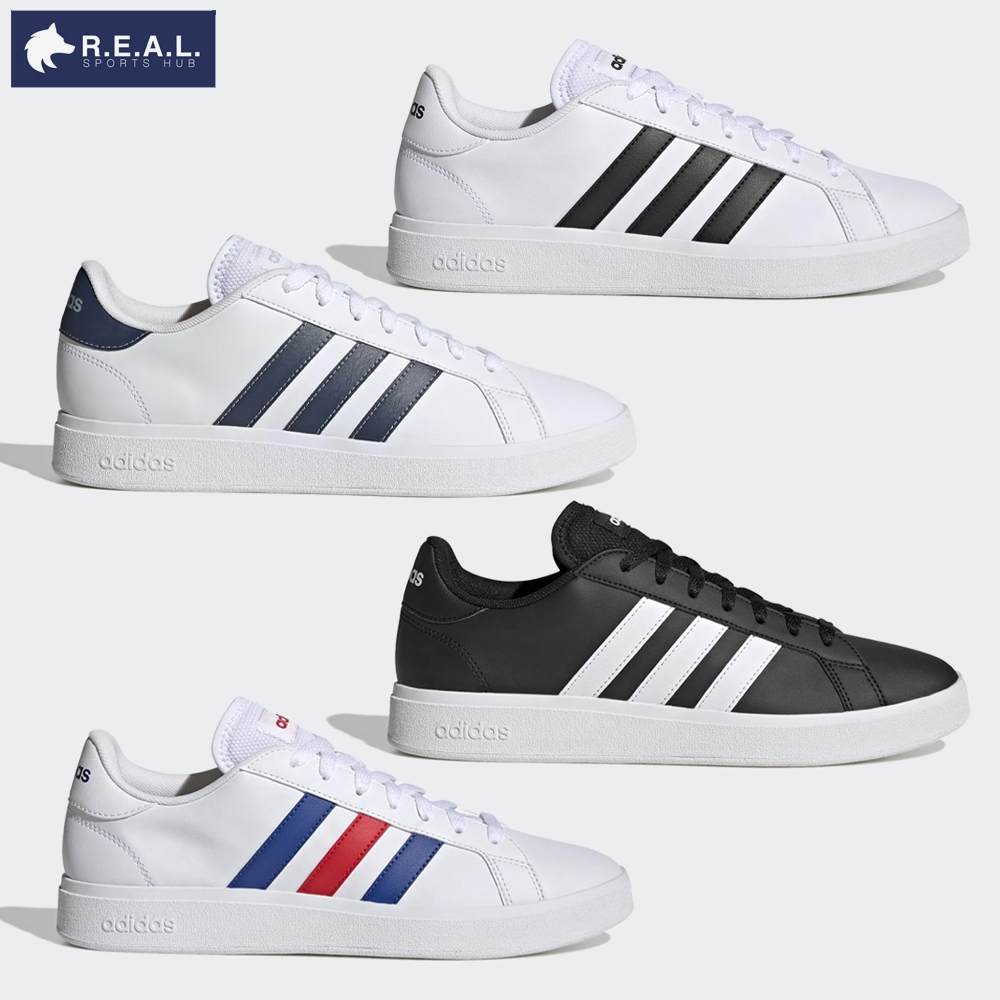 รองเท้าลำลอง/ รองเท้าผ้าใบผู้ชาย Adidas รุ่น Grand Court Base 2.0 [GW9250 ID4457 GW9251 GW9252]