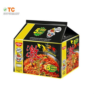 นิสชิน บะหมี่กึ่งสำเร็จรูป รสไก่เผ็ดเกาหลี 60กรัม แพค 5