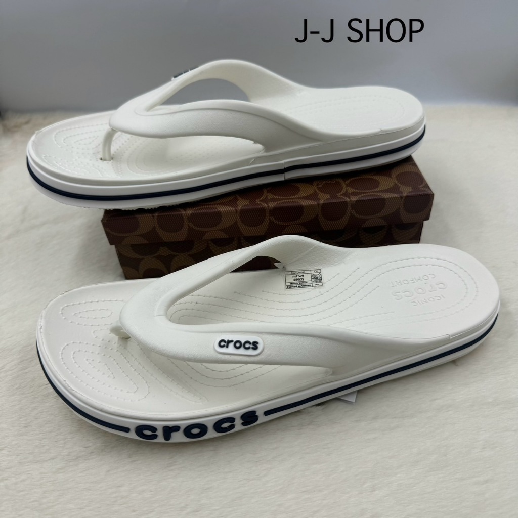 รองเท้า crocs หูนีบสำหรับผู้หญิงและผู้ชาย งานสวยน้ำหนักเบานิ่มสวมใส่สบายใส่ทนโดนน้ำได้ รับรองสินค้าจริงสวยกว่าในรูปค่ะ