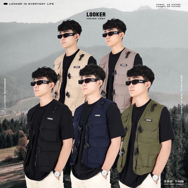 LOOKER   -  เสื้อกั๊กวินเทจ