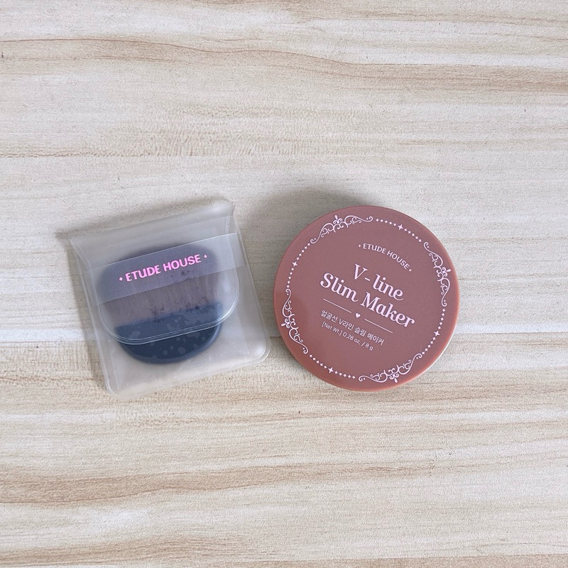 มือ1 Etude v line slim maker สี02 คอนทัวร์ เฉดดิ้ง ไฮไลท์ ครบในตลับเดียว (ราคาเต็ม520)