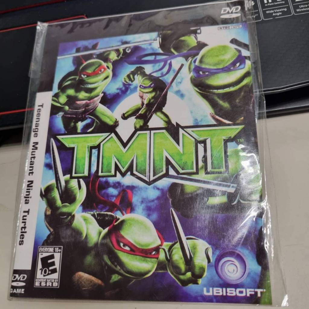 DVD game เกม แผ่นเกม PS2 เพลย์สเตชัน 2 PlayStation 2 มือสอง tmnt Teenage Mutant Ninja Turtles เต่านินจา