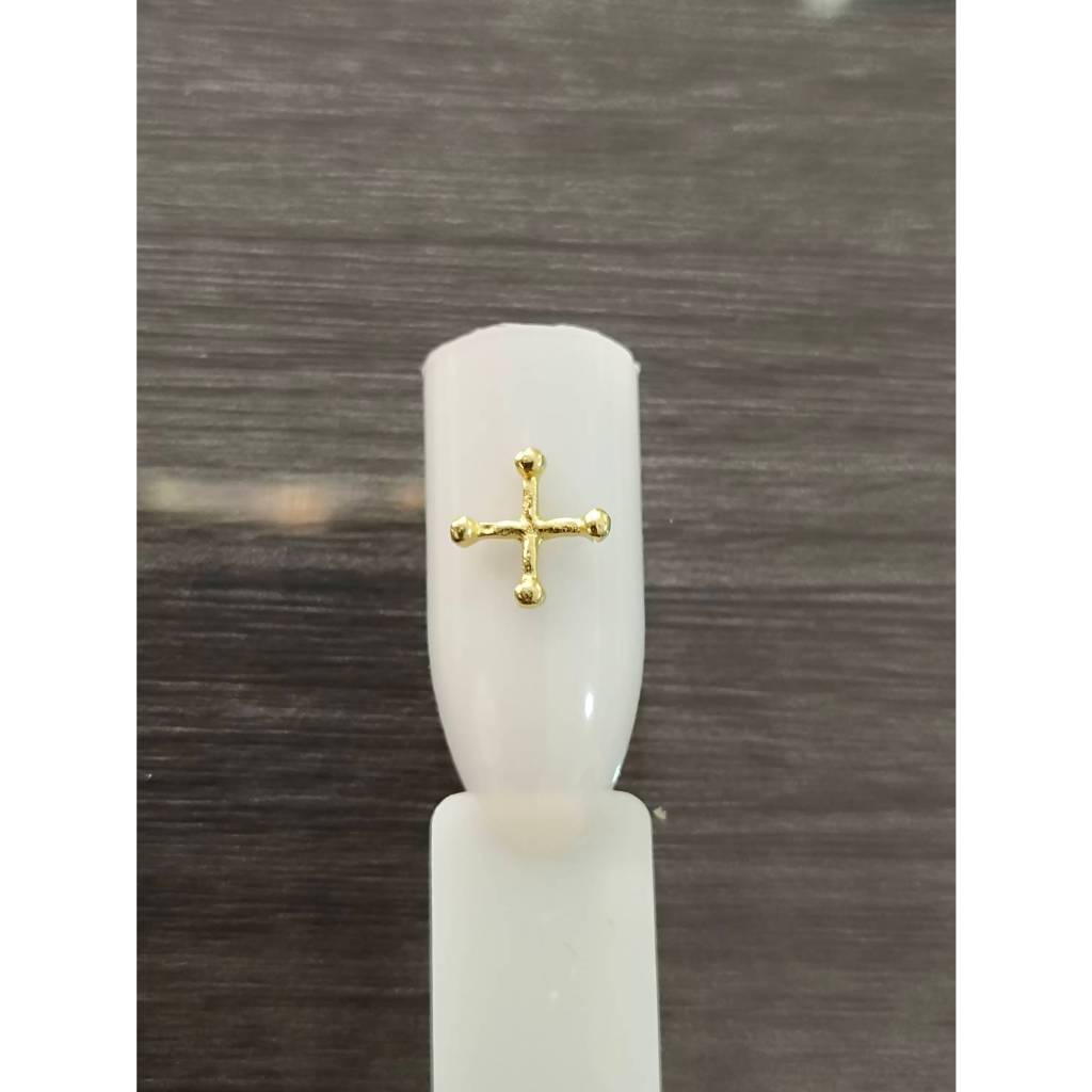 อะไหล่ตกแต่งเล็บรูปกากบาท หนึ่งถุงมี 10 ตัว - รูปที่ 3