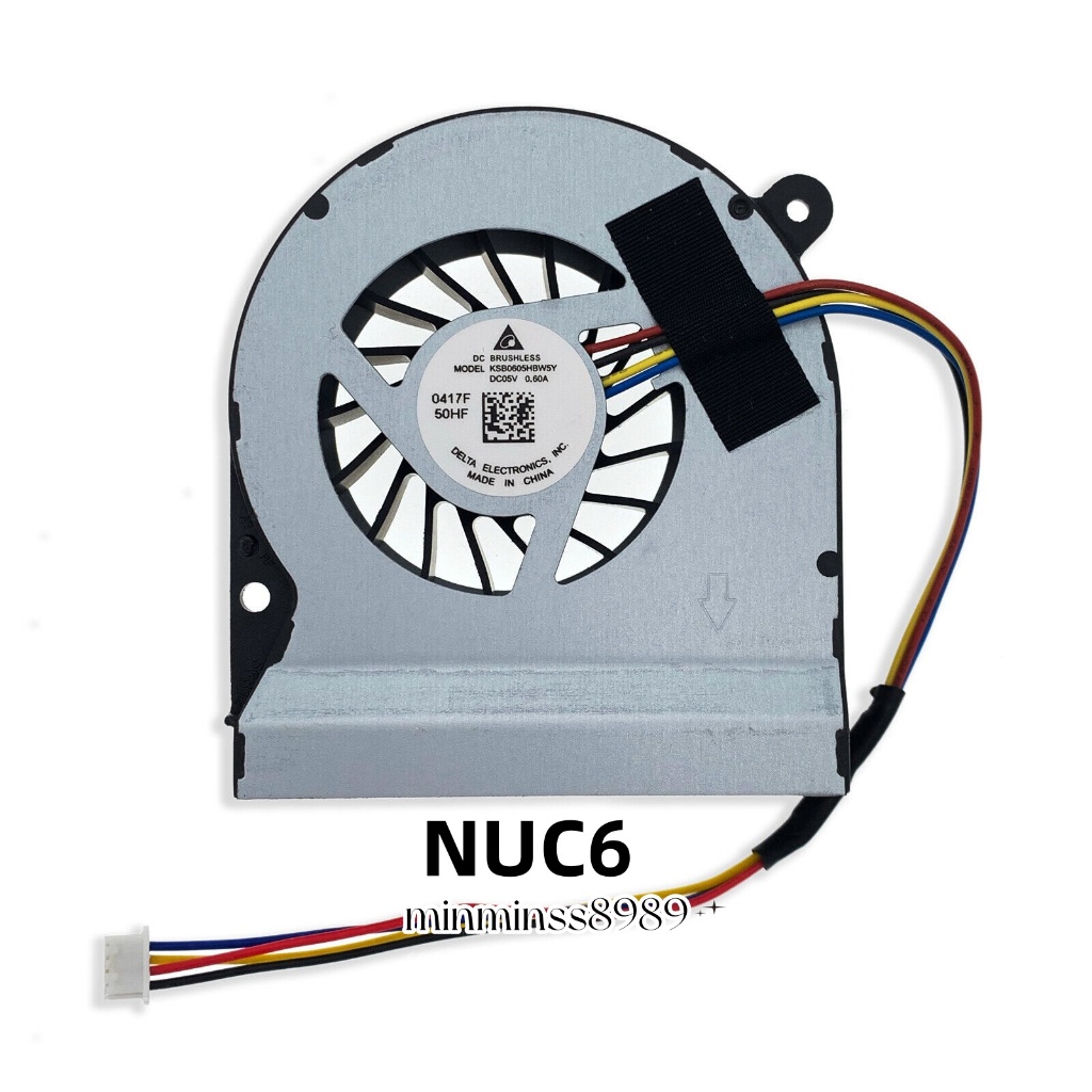 พัดCPUลมระบายความร้อนสำหรับ Intel NUC5-7 NUC6 NUC8 NUC10