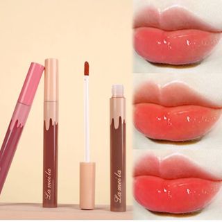 ลิปกลอส เนื้อน้ำ รูปร่างขนมน่ารัก ให้ความชุ่มชื้น ติดทนยาวนา…
