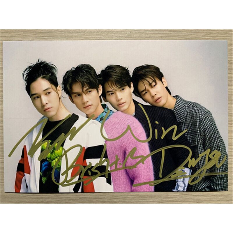 สติ๊กเกอร์กันน้ำ ติดรถ แม๊กเนท แม่เหล็กติดตู้เย็น ศิลปินจีน ลายเซ็น F4 Thailand Boys Over Flowers