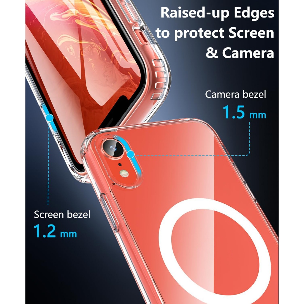 เคสชาร์จไร้สาย ไอโฟน iPhone XR / X / XS / XS Max เคสใส เคสแบบแม่เหล็ก รองรับชาร์จไร้สาย Magnetic case - รูปที่ 3