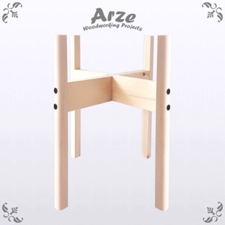 ขาตั้งกระถางต้นไม้ ที่วางกระถาง มินิมอล ไม้สนนอก ทรงสลิม ขาเ…