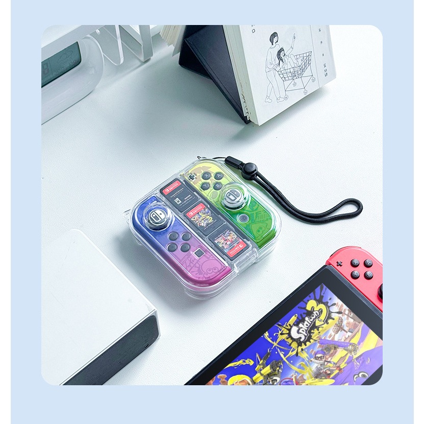 กล่องเก็บJoycon Nintendo Switch/oled กันฝุ่น PC Storage กล่องป้องกันแบบแข็ง