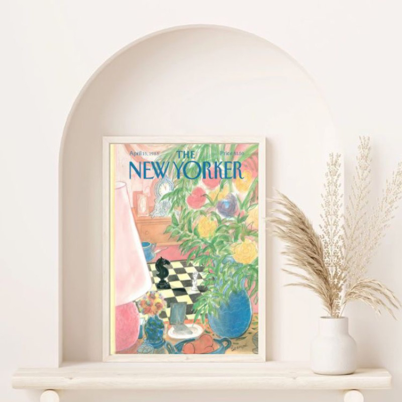 พร้อมส่ง🎀 โปสเตอร์ลาย The new yorker ลายใหม่ ขนาด A4-50x70cm (ไม่รวมกรอบรูป)