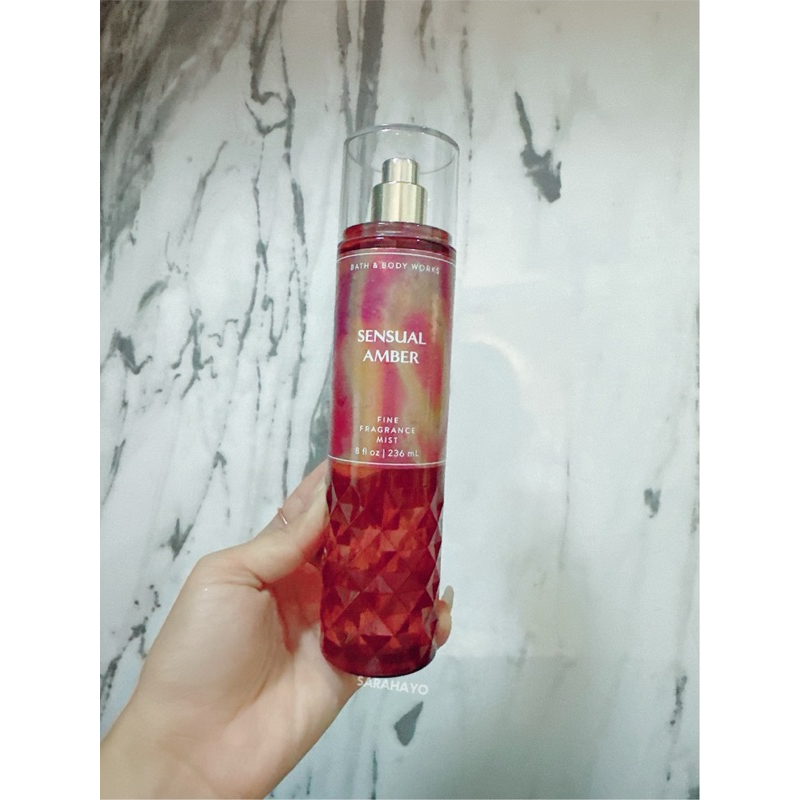 Bath & Body Works SENSUAL AMBER Fine Fragrance Mist 236ml. ของแท้