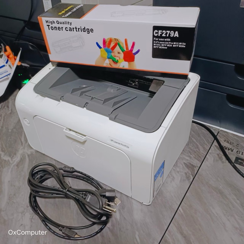 ปริ้นเตอร์ มือสอง HP LaserJet Pro M12A พร้อมใช้งาน