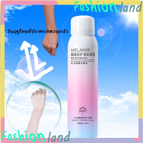 จัดส่งในประเทศไทย, SPF50 PA+++ ไวท์เทนนิ่งสเปรย์กันแดด Unisex Anti-UV Sunscreen Spray สำหรับผิวขาว 150ml
