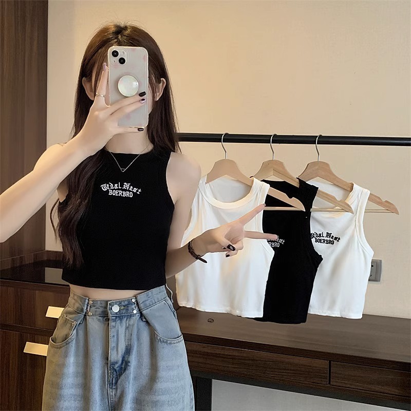 เสื้อครอปครึ่งตัว ใส่สบาย  สไตร์เกาหลี 1002