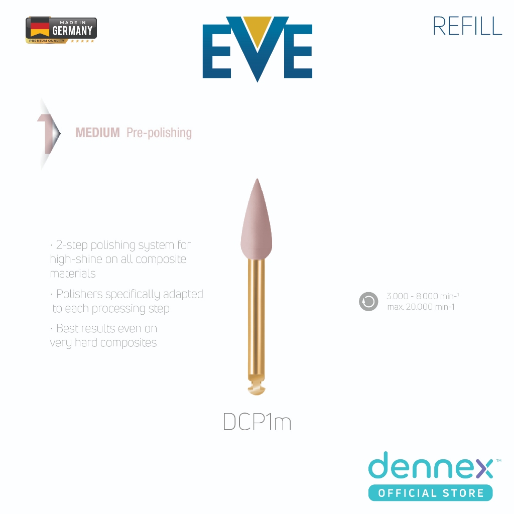 Refill หัวขัด EVE DIACOMP PLUS RA " DCP1m "
