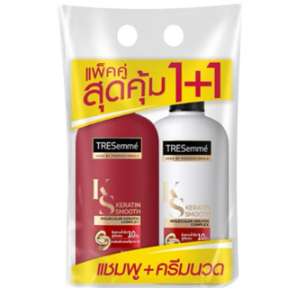 [ แพ็คคู่ 2 ขวด ] 🫧TRESemmé🛁 เทรซาเม่ แชมพู ครีมนวดผม    แชม…