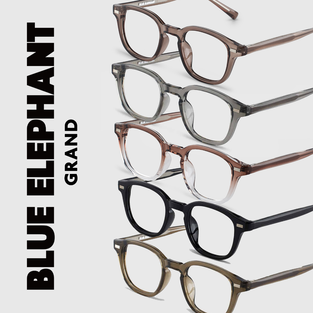 แว่นตา BLUE ELEPHANT - GRAND (Black, Brown, Grey, Half brown, Khaki )