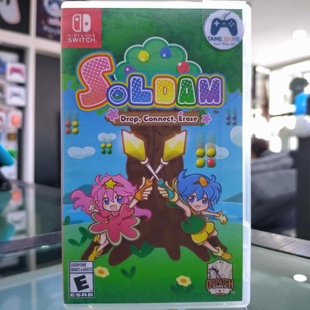 (ภาษาอังกฤษ) มือ2 Nintendo Switch Soldam Drop, Connect, Erase แผ่นเกม Nintendoswitch มือสอง (เล่น2คนได้ เกมเด็ก)
