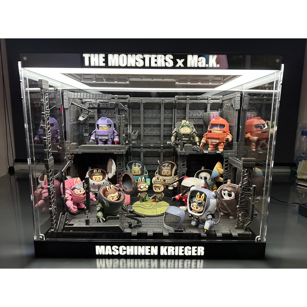 (รวมค่าส่ง) กล่องอะคริลิคติดไฟ Acrylic Display สำหรับ Art Toy ยก Box /The Monsters x Ma.K