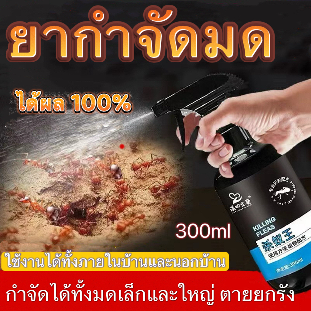 ยากำจัดมด ฆ่ามดทุกชนิด สเปรย์ฉีดมด กำจัดมดในบ้าน สูตรพืชธรรมชาติ 300ml