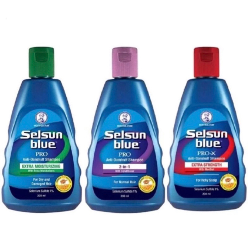 Selsun Blue shampoo แชมพูขจัดรังแค(200ml)(120ml)