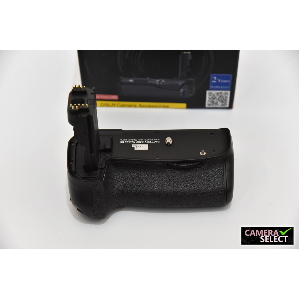 (มือสอง)กริ๊ปเทียบ Pixel Vertax E9 (for Canon 60D) สภาพดี มีรางแบตเตอร์รี่ ไม่มีรางถ่านAA ใช้งานปกติ