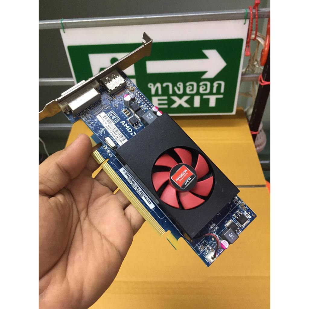การ์ดจอ HP AMD HD 8490 1G ddr3 มือสองมีผลเทส ใส่กับเคสทั่วไป ไม่มีขาแปลงสั้น