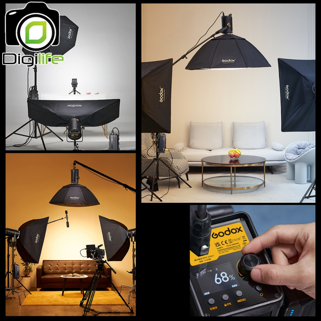 Godox LED UL150IIBi 155W 2800-6500K Bowen Mount - รับประกันศูนย์ Godox Thailand 3ปี / Digilife Thailand