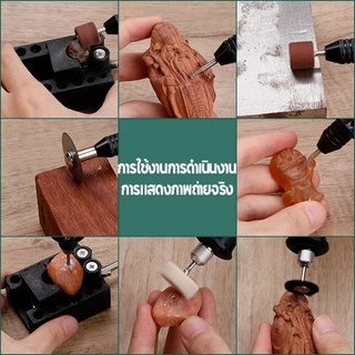 เครื่องเจียร์ mini เครื่องเจียร์ อุปกรณ์เสริม 25/155 ชิ้น ขัด แกะสลัก กำจัดสนิม ปรับความเร็วได้
